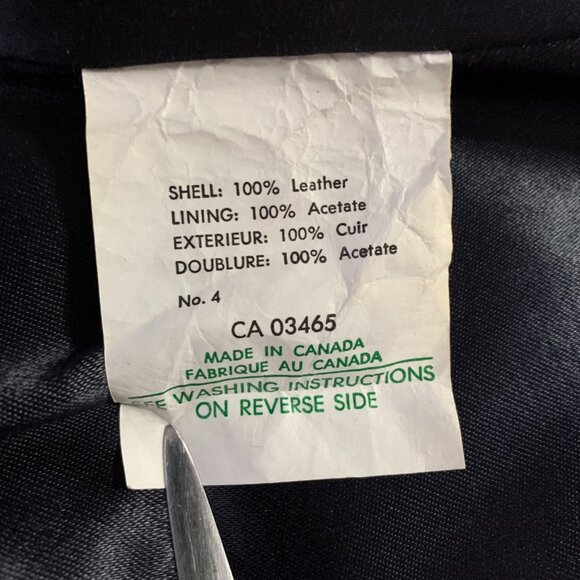 Vintage 70s Leather Maxi Trench Coat Small Black Belted Retro Long Overcoat - Picture 11 of 16